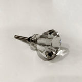 antique vintage modern clear cabinet knobs drawer pulls 3 sizes (s) small