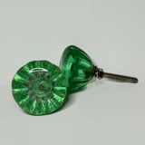 Mint Green Glass Cabinet Knobs Pulls Antique Vintage Style 1.25 Inch-Dwyer Home Collection