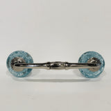 Aqua Glass Bubble Drawer Handles 4 Inch-Dwyer Home Collection