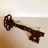 Bronze Skeleton Key Handles Cabinet Window Pulls 5.50 Inch-Dwyer Home Collection