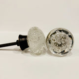 Clear Glass Bubble Cabinet Knobs Drawer Pulls 1.50 Inch Coastal-Dwyer Home Collection