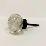 Clear Glass Bubble Cabinet Knobs Drawer Pulls 1.50 Inch Coastal-Dwyer Home Collection