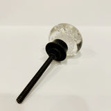 Clear Glass Bubble Cabinet Knobs Drawer Pulls 1.50 Inch Coastal-Dwyer Home Collection