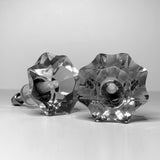 Clear Glass Cabinet Knobs Star Shaped Drawer Pulls 1.50 Inch-Dwyer Home Collection