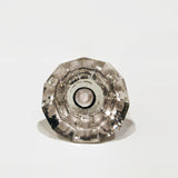 Clear Diamond Cut Glass Cabinet Knobs Drawer Pulls 1.40 Inch-Dwyer Home Collection