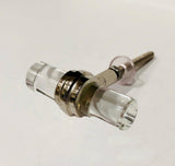 Glass T-Bar Handles Bar Cabinet Knobs 2 Inch-Dwyer Home Collection