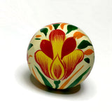 Colorful Floral Cabinet Knobs Drawer Pulls Wooden 1.25 Inch-Dwyer Home Collection