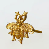Golden Honey Bee Cabinet Knobs Drawer Pulls 1.60 Inch-Dwyer Home Collection