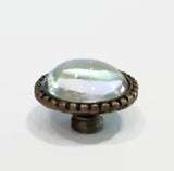 Silver Mercury Glam Cabinet Knob Dresser Drawer Pulls 1.10 Inch-Dwyer Home Collection