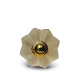 Frosted White Glass Cabinet Knobs Drawer Pulls 1.5 Inch-Dwyer Home Collection